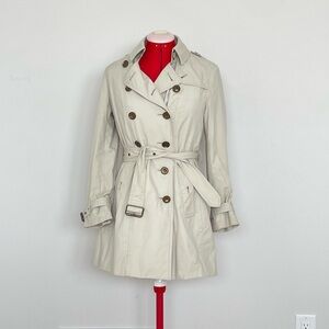 Burberry | Jackets & Coats | Burberry Women Cream Wool Blend